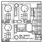 Arduino CNC Shield - Board Layout